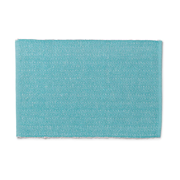 Herringbone プレースマット 30x43 cm - Turquoise - Lyngby Porcelæn | リュンビューポーセリン