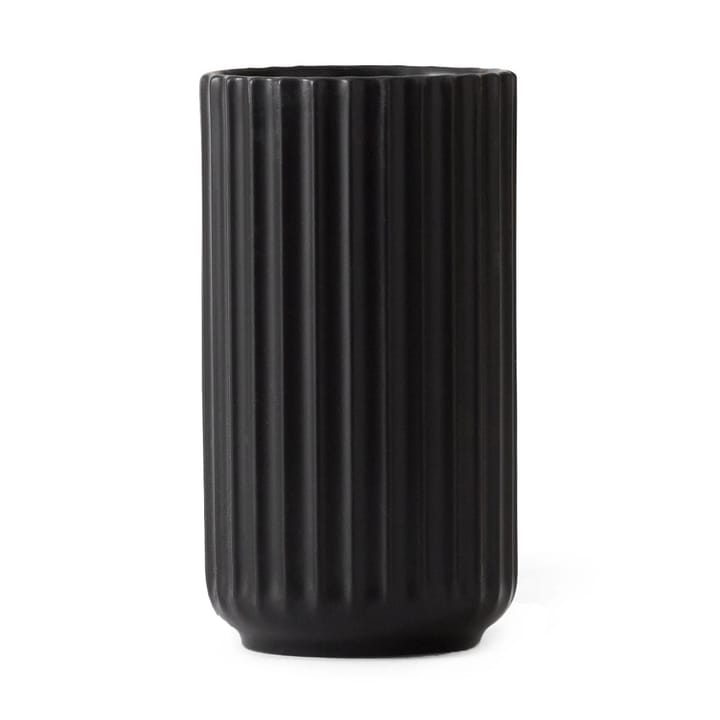 Lyngby 花瓶 ブラック マット - 12 cm - Lyngby Porcelæn | リュンビューポーセリン