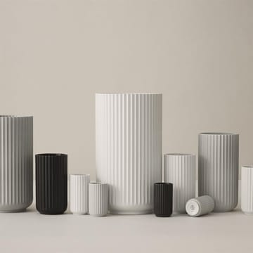 Lyngby 花瓶 ブラック マット - 12 cm - Lyngby Porcelæn | リュンビューポーセリン