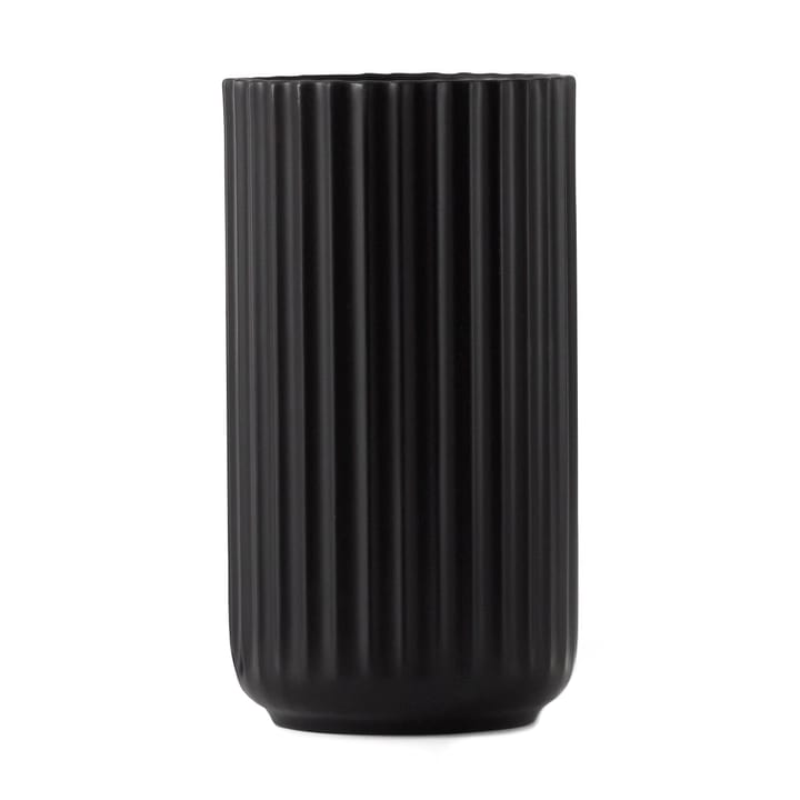 Lyngby 花瓶 ブラック マット - 15 cm - Lyngby Porcelæn | リュンビューポーセリン