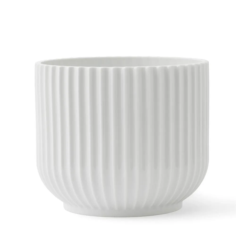 Lyngby 植木鉢 ホワイト, Ø18,9 cm Lyngby Porcelæn | リュンビューポーセリン