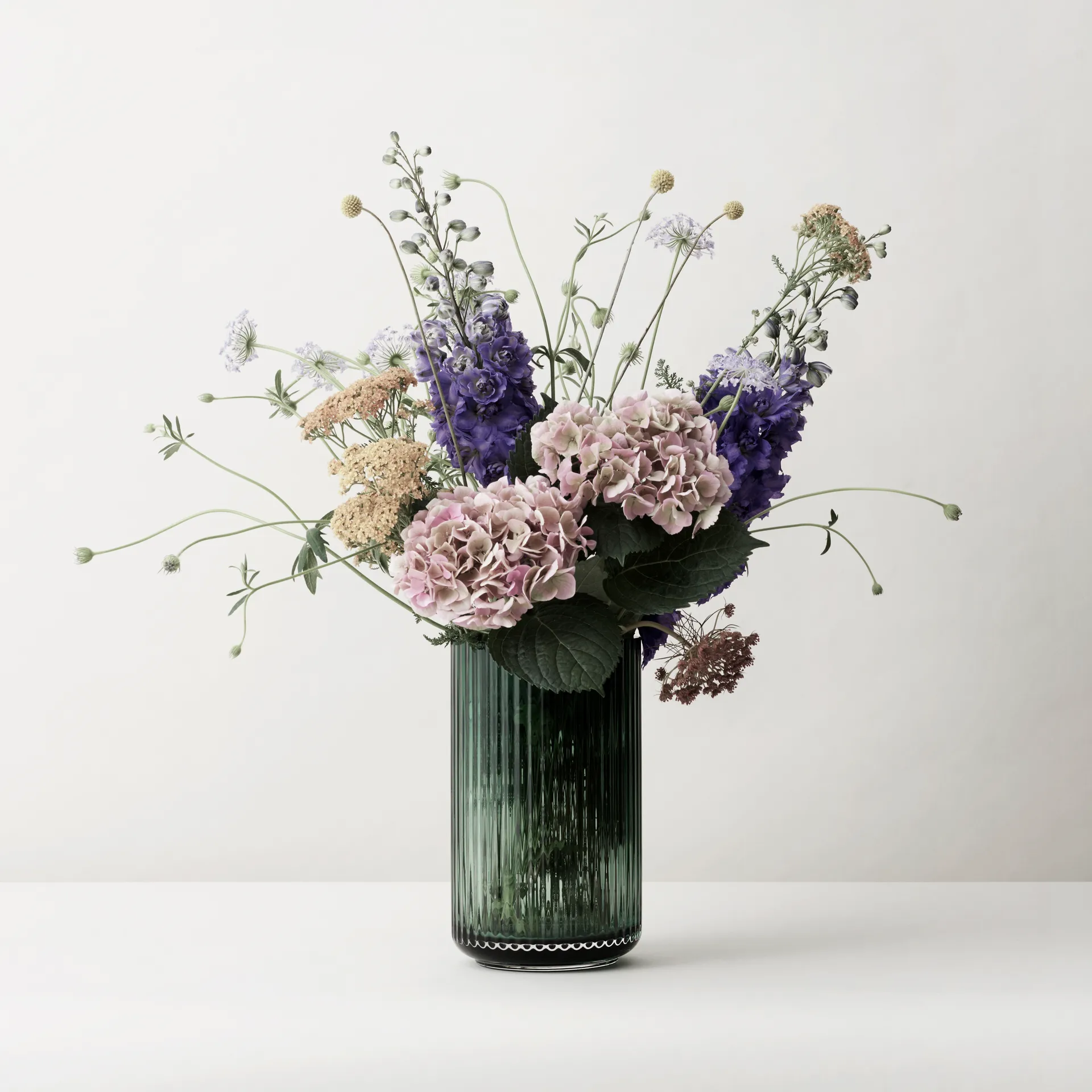 Lyngby 花瓶 ガラス グリーン, 20 cm Lyngby Porcelæn | リュンビューポーセリン