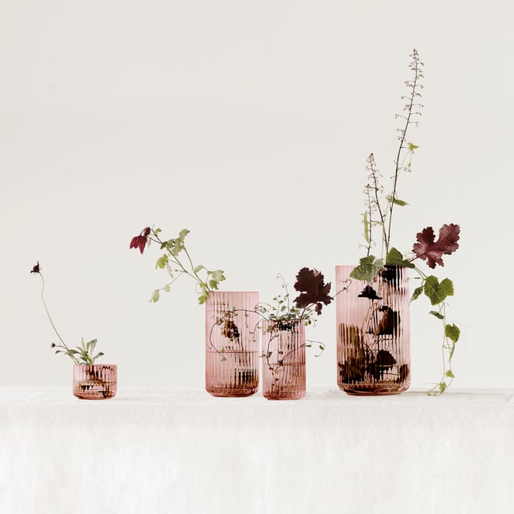 Lyngby 花瓶 グラス バーガンディー, 20 cm Lyngby Porcelæn | リュンビューポーセリン