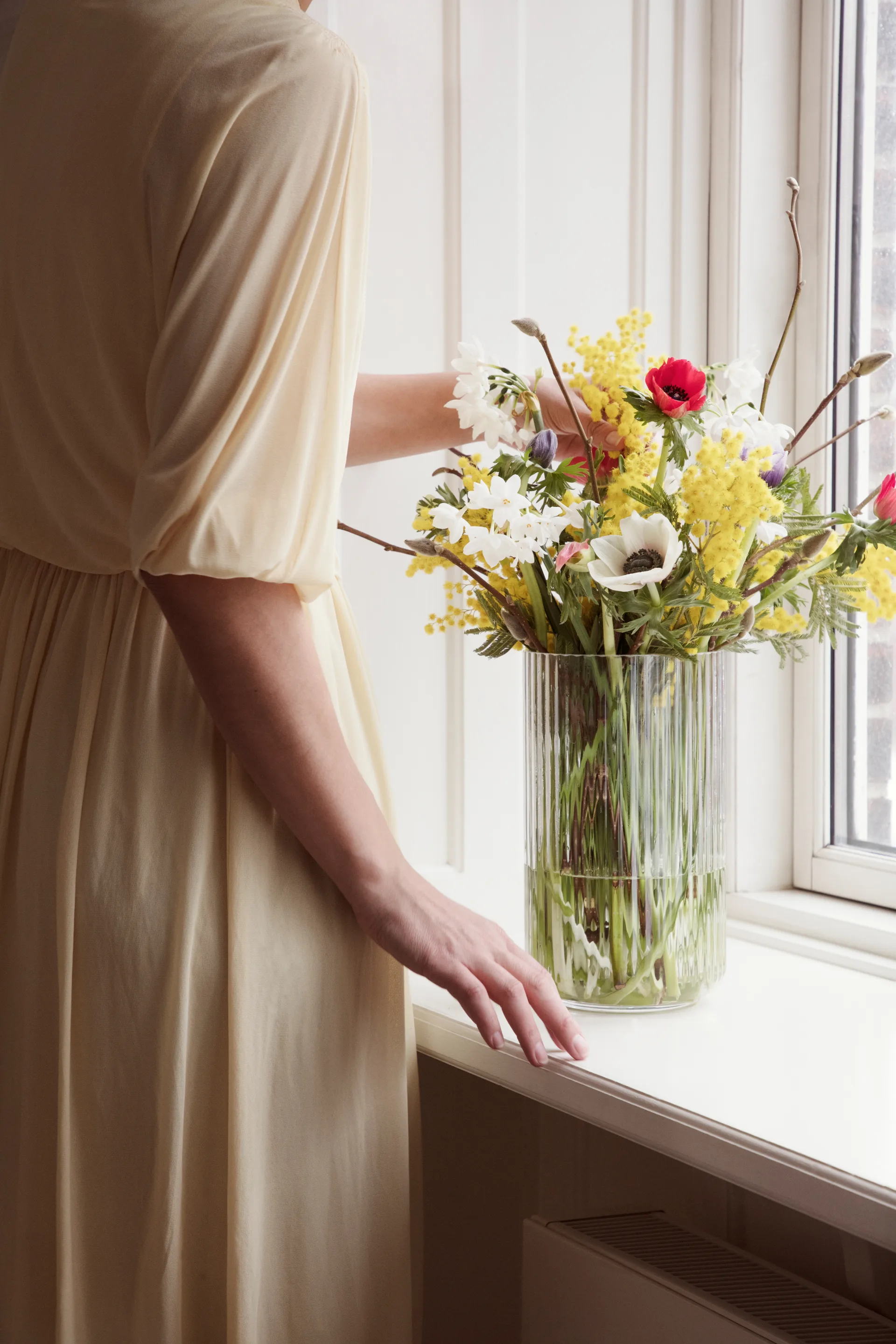 Lyngby 花瓶 ガラス クリア, 25 cm Lyngby Porcelæn | リュンビューポーセリン