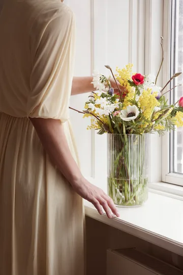 Lyngby 花瓶 ガラス クリア - 25 cm - Lyngby Porcelæn | リュンビューポーセリン