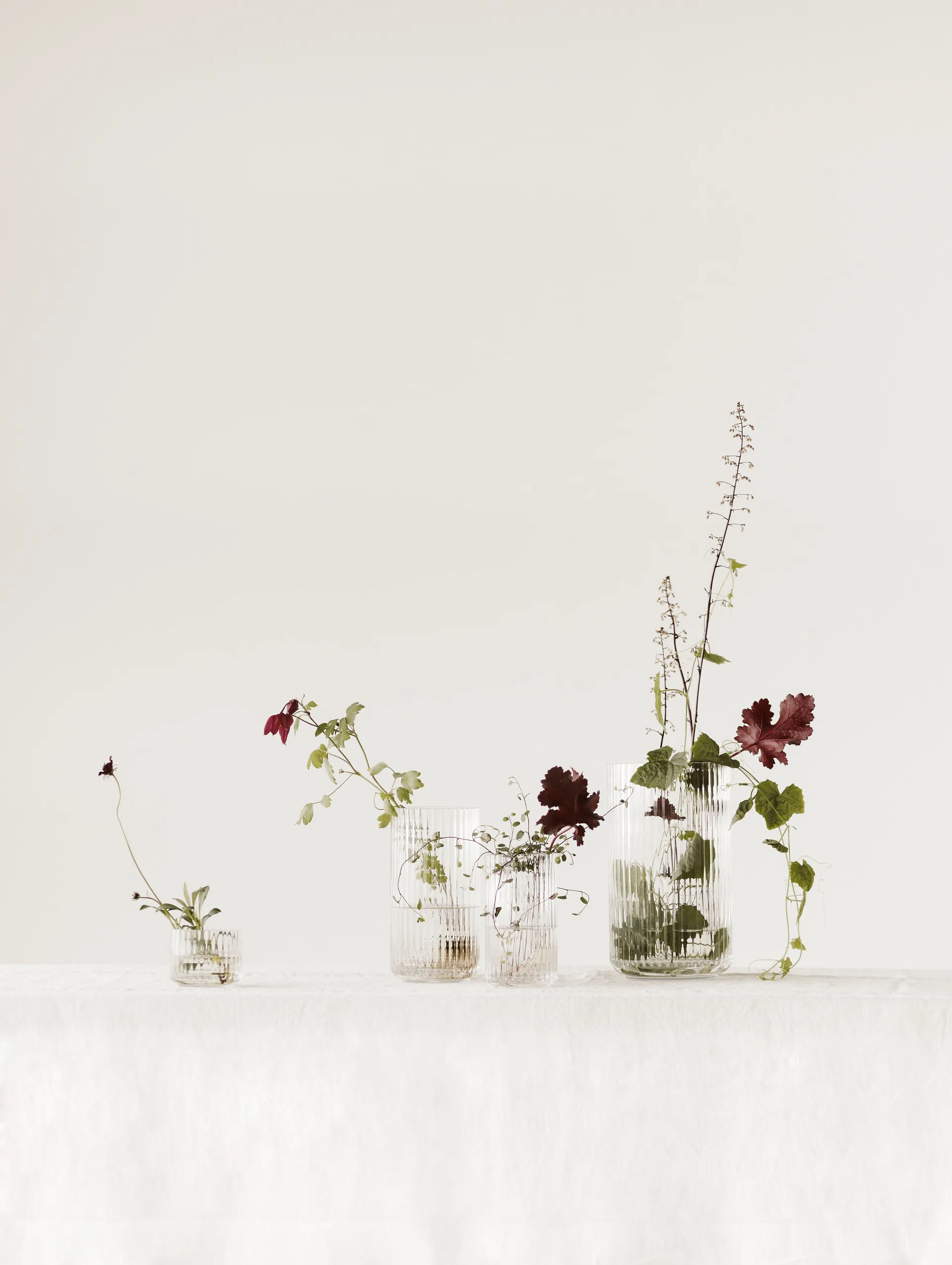 Lyngby 花瓶 ガラス クリア, 25 cm Lyngby Porcelæn | リュンビューポーセリン