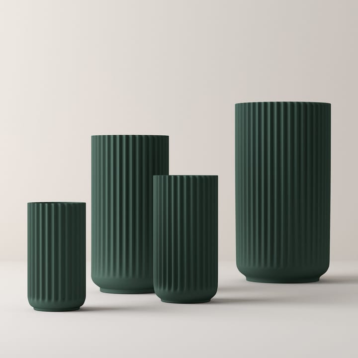 Lyngby 花瓶 Copenhagen グリーン matt, 12 cm Lyngby Porcelæn | リュンビューポーセリン