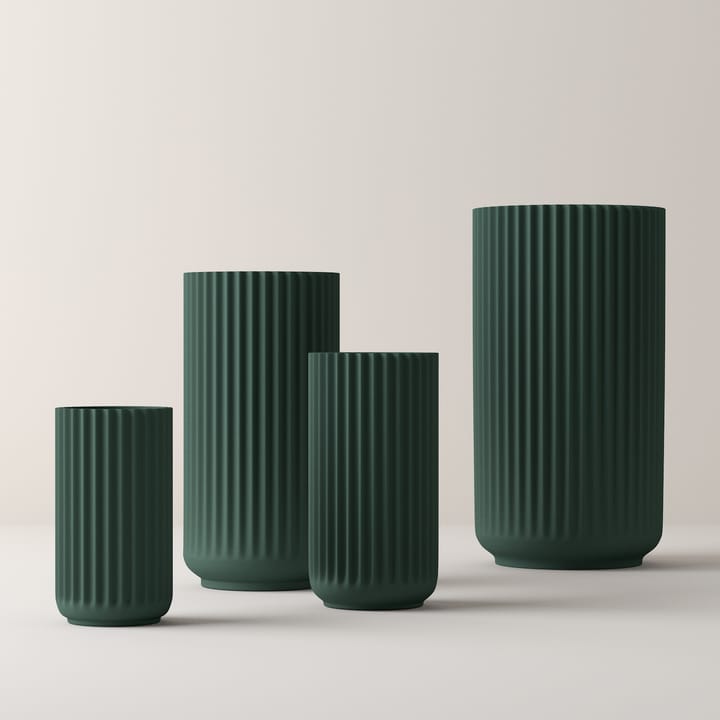 Lyngby 花瓶 Copenhagen グリーン matt, 20 cm Lyngby Porcelæn | リュンビューポーセリン