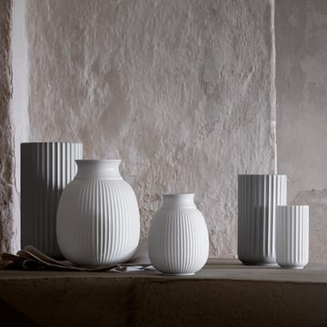 Lyngby Curve 花瓶 17.5 cm - White - Lyngby Porcelæn | リュンビューポーセリン