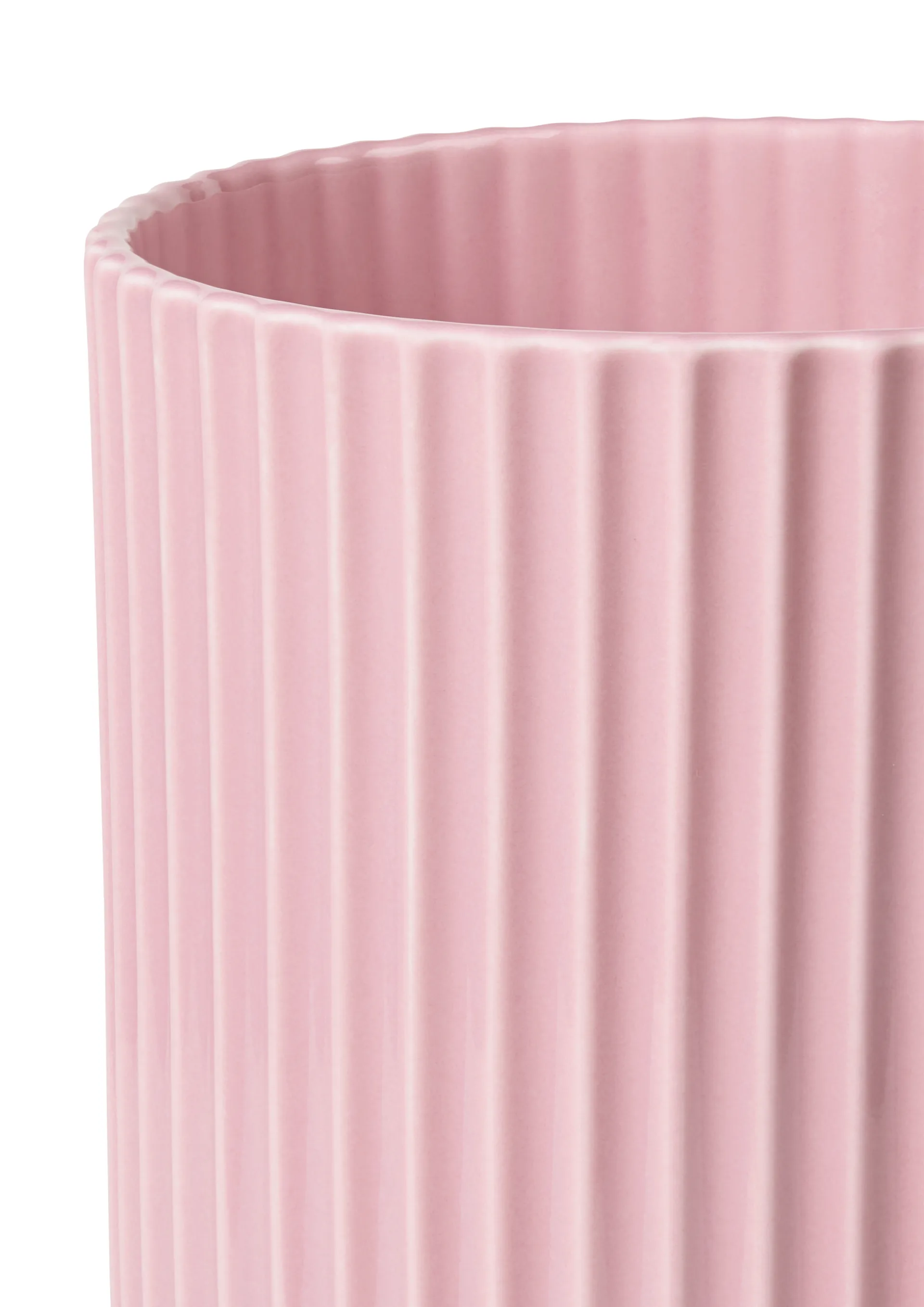 Lyngby 花瓶, Pink, 25 cm Lyngby Porcelæn | リュンビューポーセリン