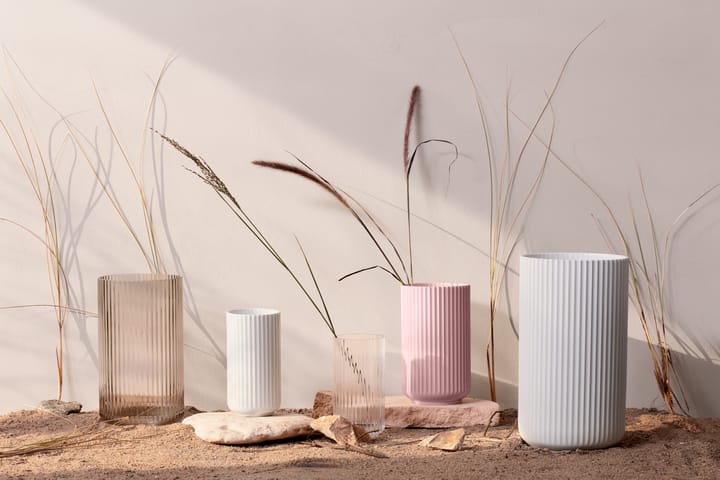Lyngby 花瓶, Pink, 25 cm Lyngby Porcelæn | リュンビューポーセリン
