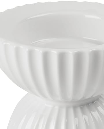 Lyngby Tura ブロックキャンドルホルダー Ø11.5 cm - White - Lyngby Porcelæn | リュンビューポーセリン