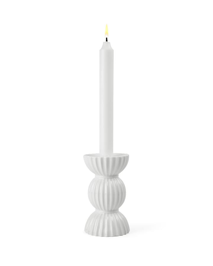 Lyngby Tura キャンドルホルダー 14 cm, White Lyngby Porcelæn | リュンビューポーセリン