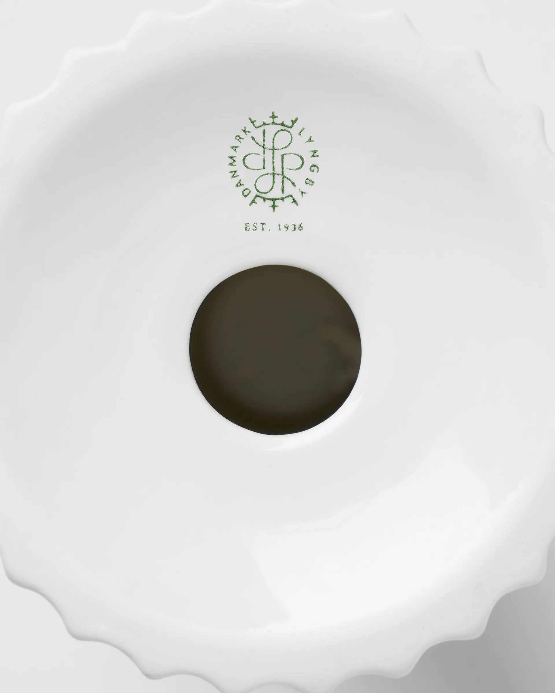 Lyngby Tura キャンドルホルダー 14 cm, White Lyngby Porcelæn | リュンビューポーセリン