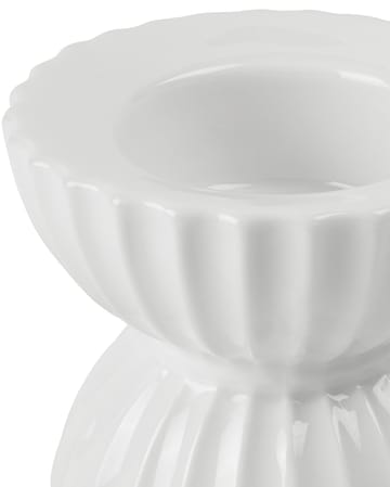 Lyngby Tura ティーライトホルダー Ø8 cm - White - Lyngby Porcelæn | リュンビューポーセリン