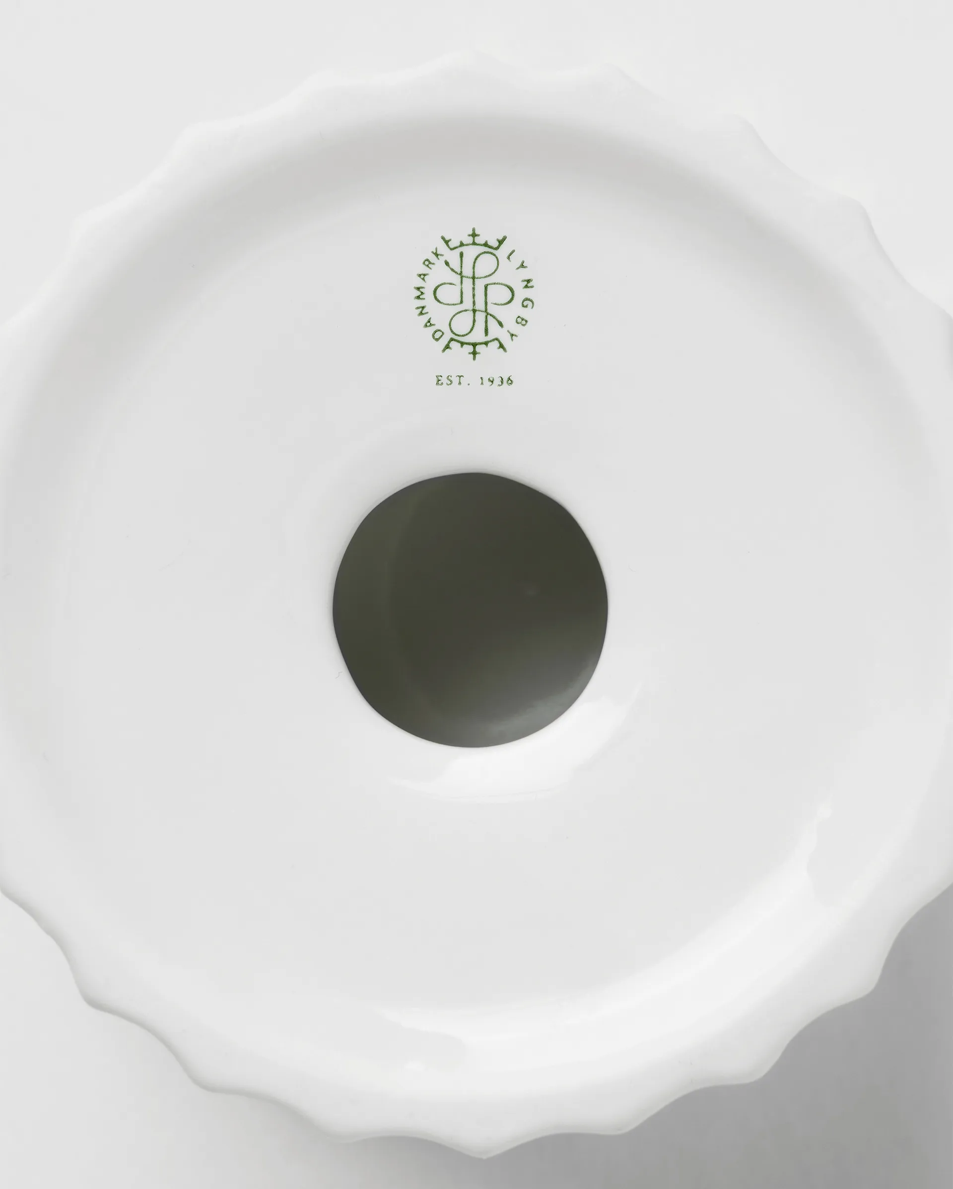 Lyngby Tura ティーライトホルダー Ø8 cm, White Lyngby Porcelæn | リュンビューポーセリン