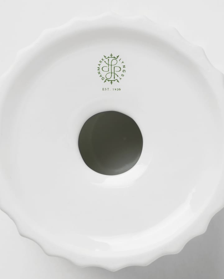 Lyngby Tura ティーライトホルダー Ø8 cm - White - Lyngby Porcelæn | リュンビューポーセリン