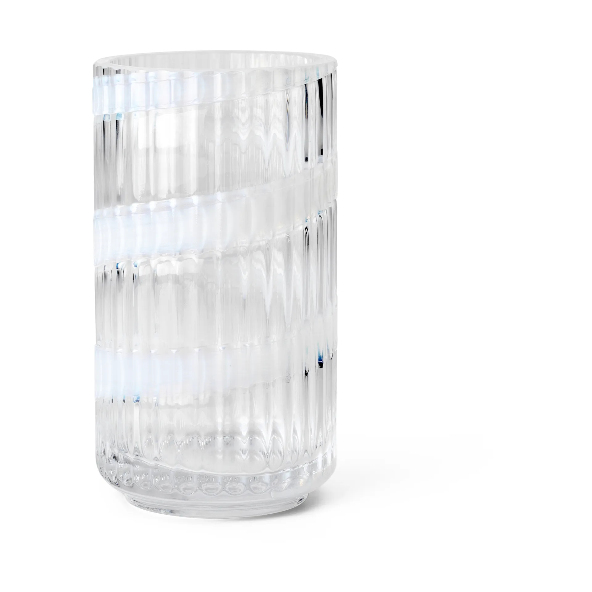 Lyngby 花瓶, White swirl, 15.5 cm Lyngby Porcelæn | リュンビューポーセリン