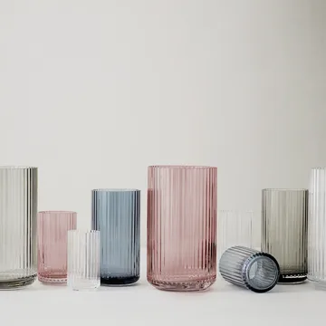 Lyngby 花瓶 ガラス バーガンディー - Lyngby Porcelæn | リュンビューポーセリン