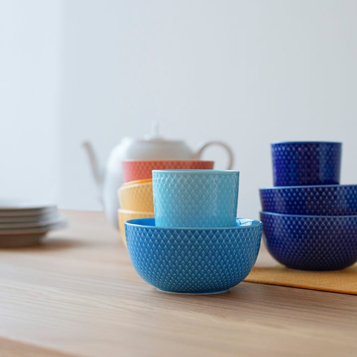 Rhombe ボウル Ø13 cm, Blue Lyngby Porcelæn | リュンビューポーセリン