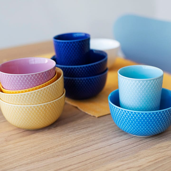 Rhombe ボウル Ø13 cm, Dark blue Lyngby Porcelæn | リュンビューポーセリン