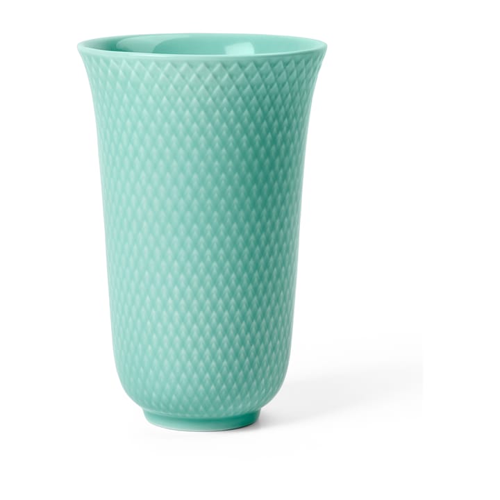 Rhombe 花瓶 15 cm - Aqua - Lyngby Porcelæn | リュンビューポーセリン