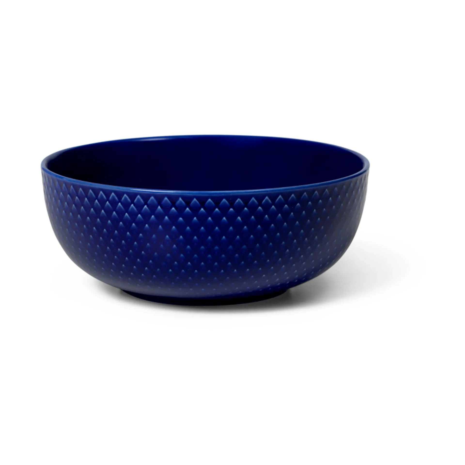 Rhombe ボウル Ø15.5 cm, Dark blue Lyngby Porcelæn | リュンビューポーセリン