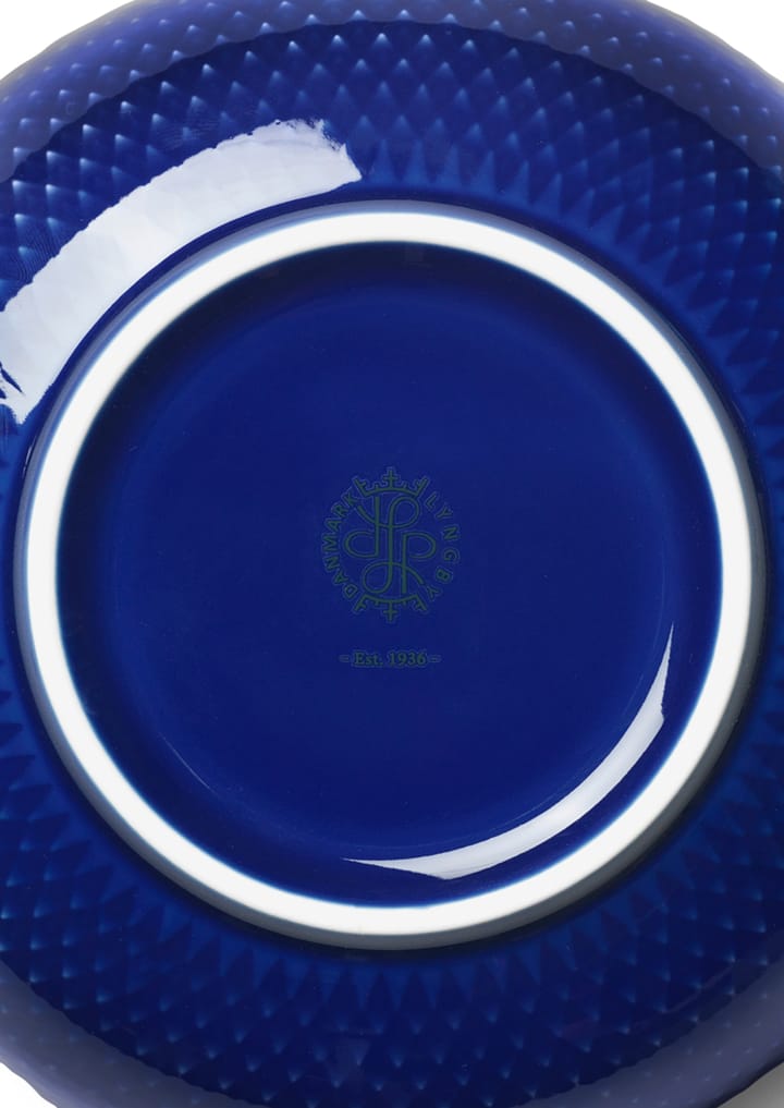 Rhombe ボウル Ø15.5 cm, Dark blue Lyngby Porcelæn | リュンビューポーセリン