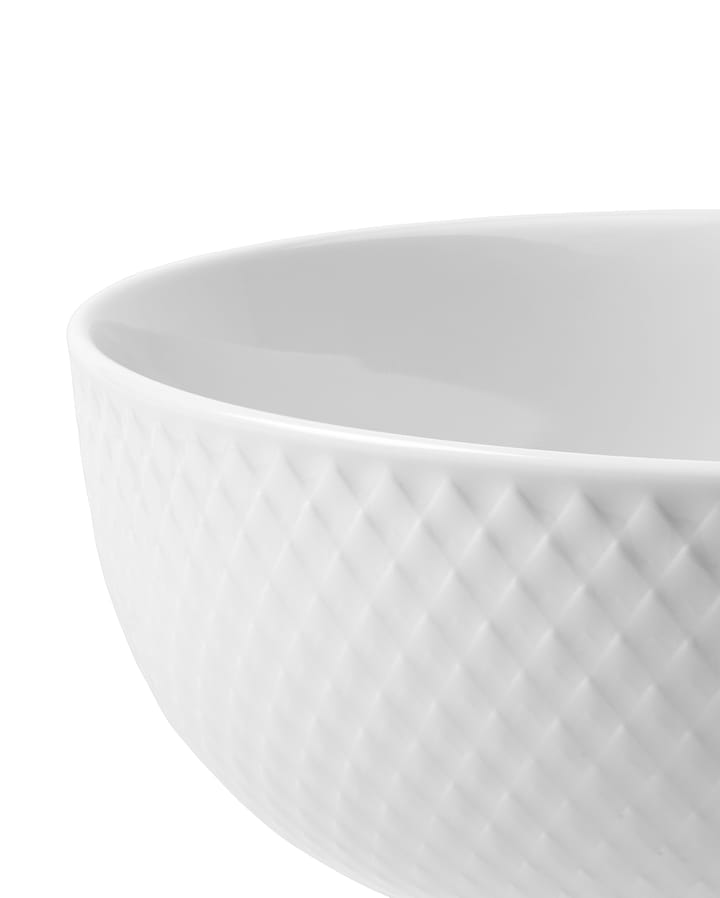 Rhombe ボウル Ø15.5 cm, White Lyngby Porcelæn | リュンビューポーセリン
