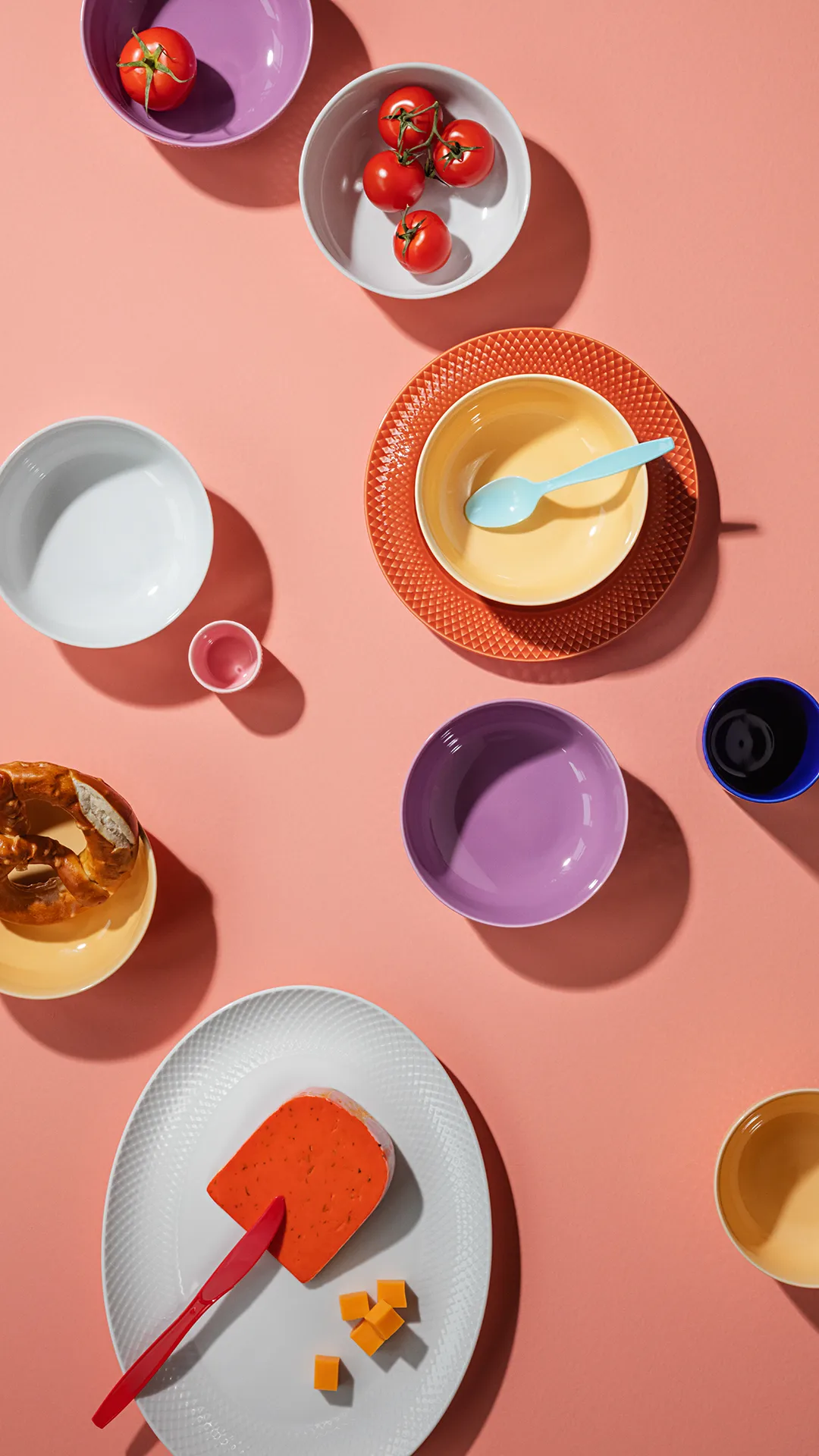 Lyngby Porcelæn Rhombe ボウル Ø11 cm 6個セット Lyngby Porcelæn