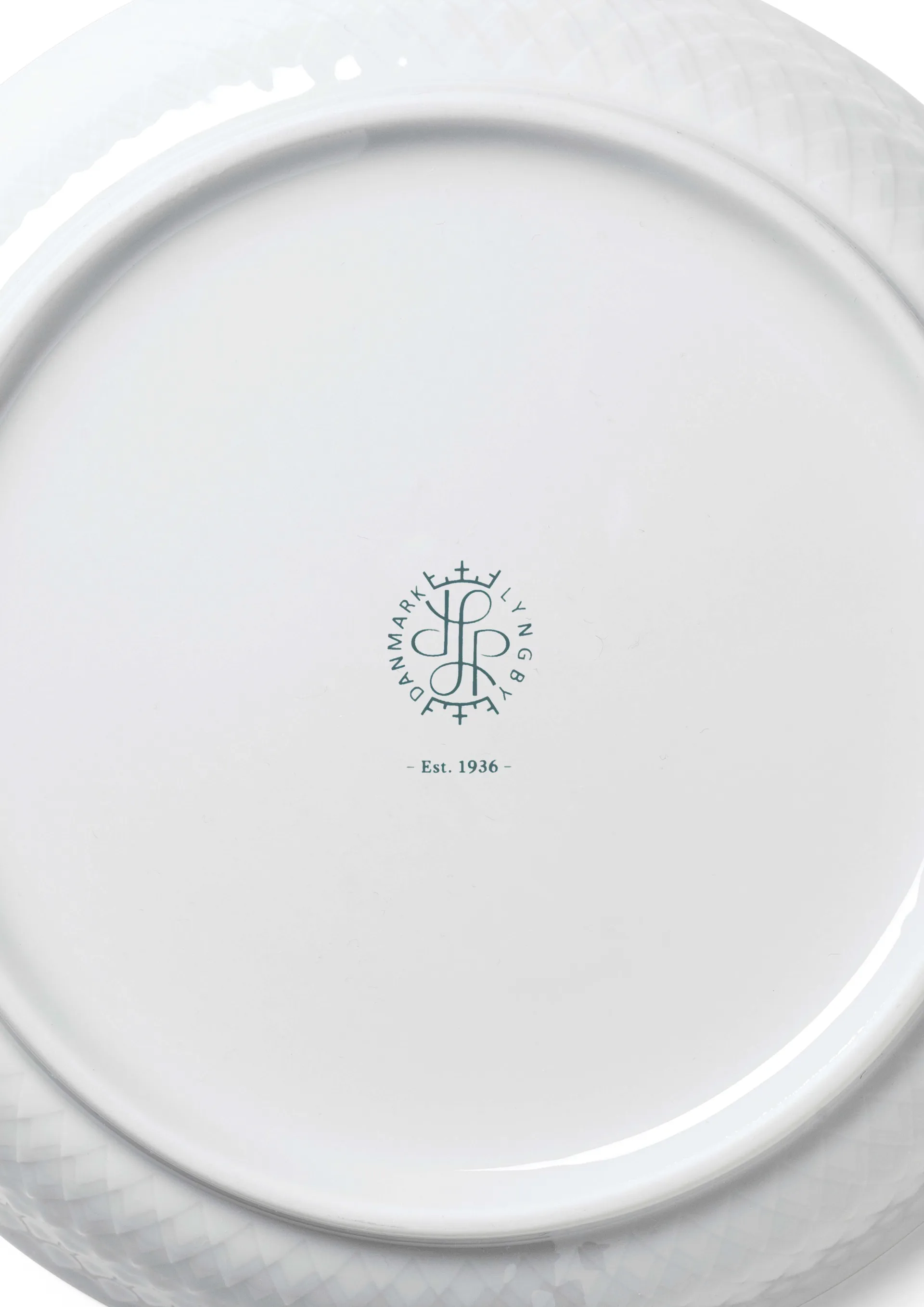 Rhombe デザートプレート Ø16 cm, White Lyngby Porcelæn | リュンビューポーセリン