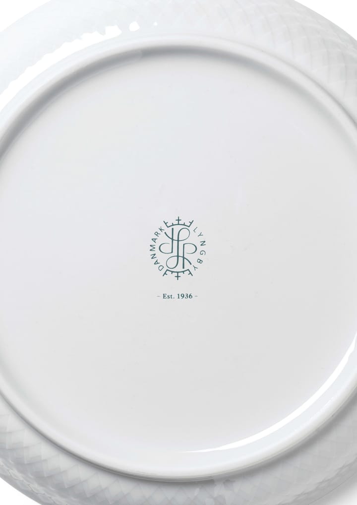 Rhombe デザートプレート Ø16 cm - White - Lyngby Porcelæn | リュンビューポーセリン