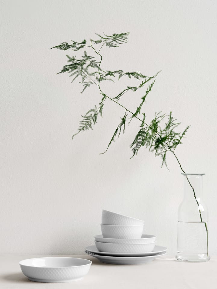 Rhombe デザートプレート Ø16 cm, White Lyngby Porcelæn | リュンビューポーセリン