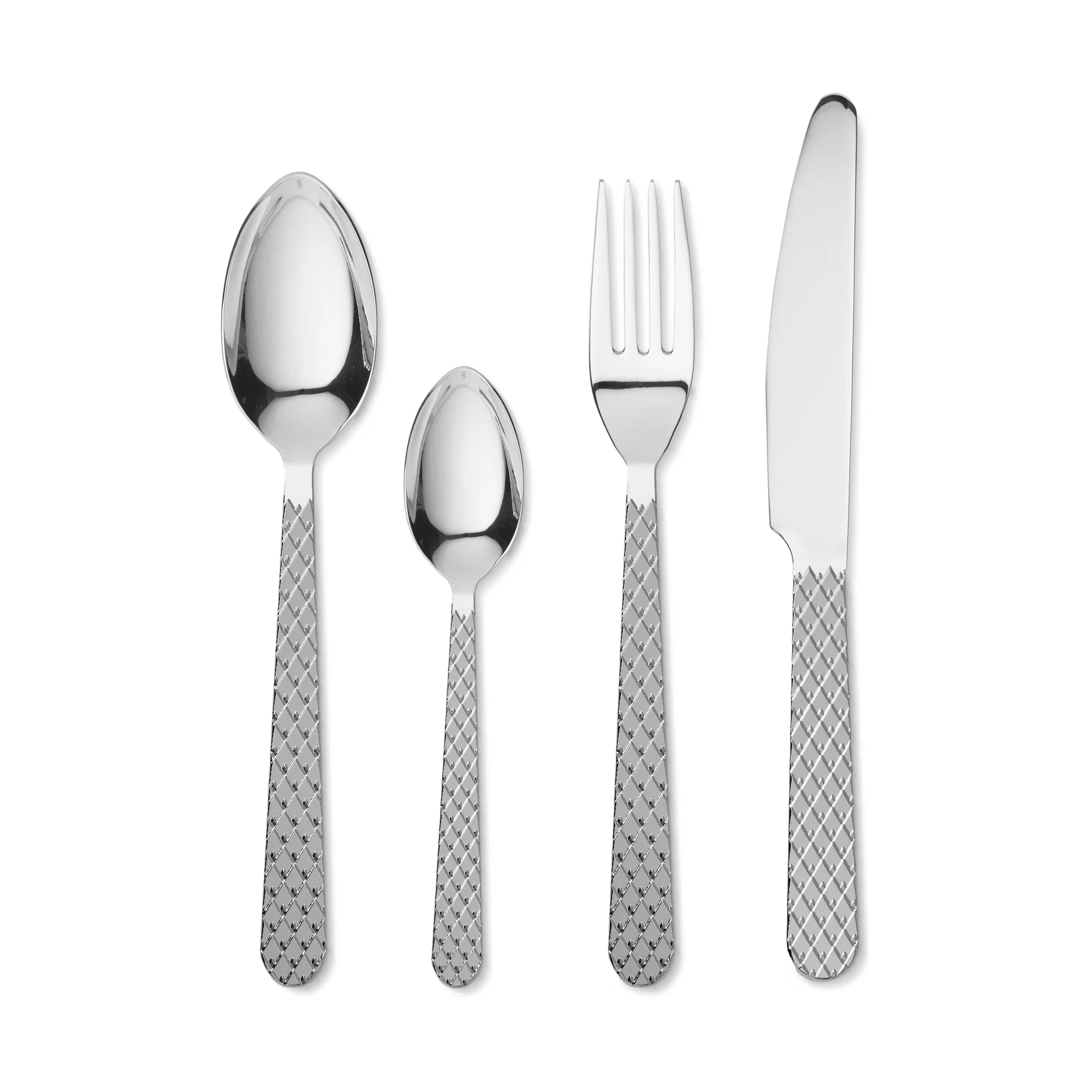 Rhombe カトラリーセット, 16 pieces Lyngby Porcelæn | リュンビューポーセリン
