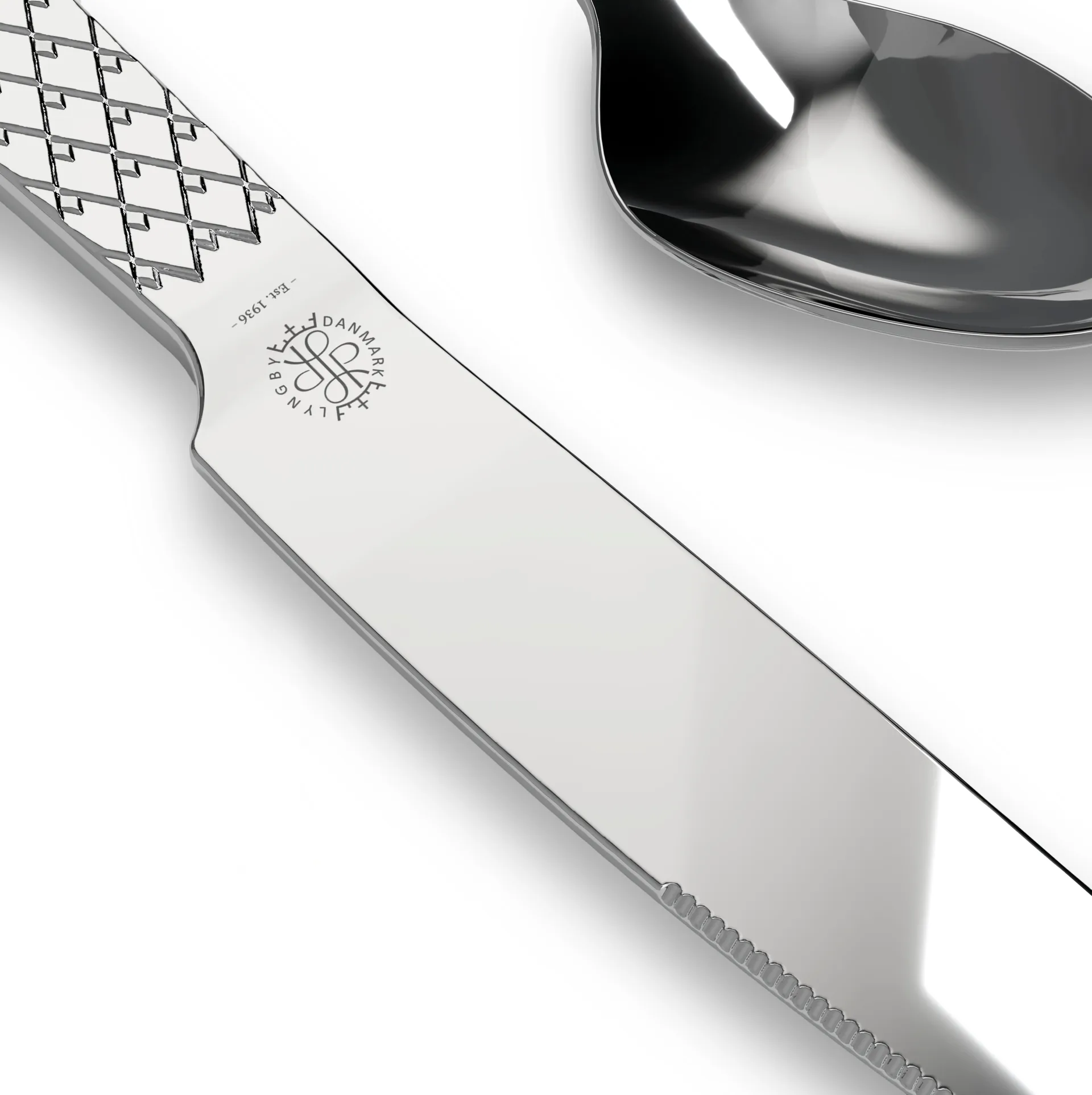Rhombe カトラリーセット, 16 pieces Lyngby Porcelæn | リュンビューポーセリン
