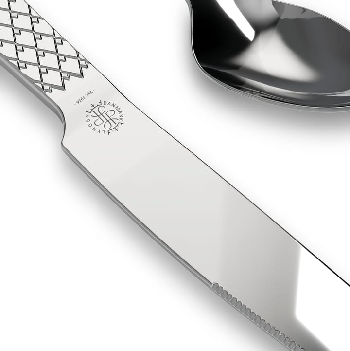 Rhombe カトラリーセット, 16 pieces Lyngby Porcelæn | リュンビューポーセリン