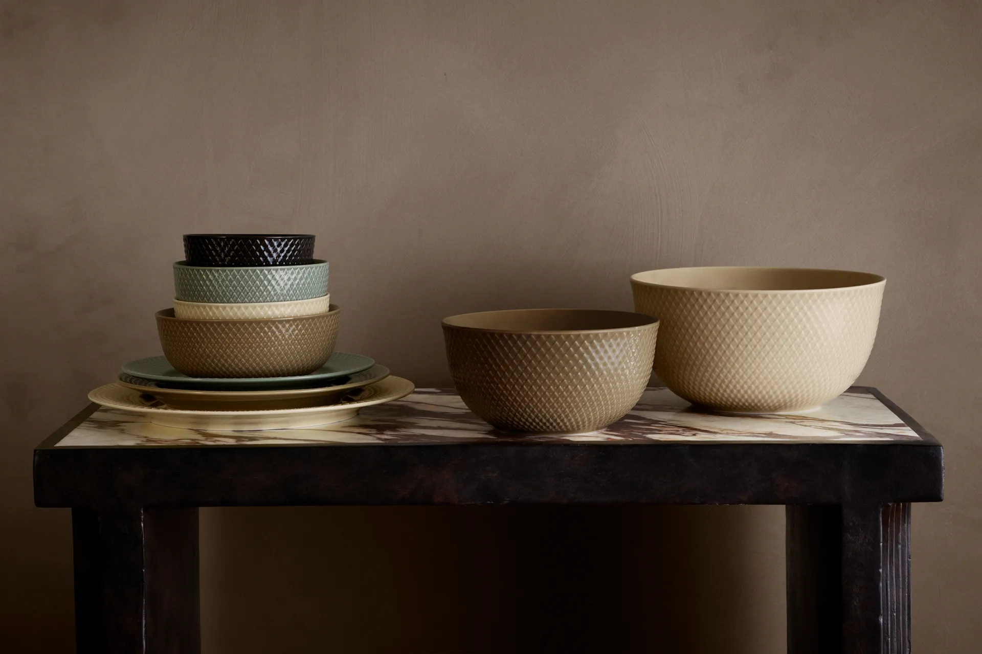 Rhombe サービングボウル Ø17.5 cm, Clay Lyngby Porcelæn | リュンビューポーセリン