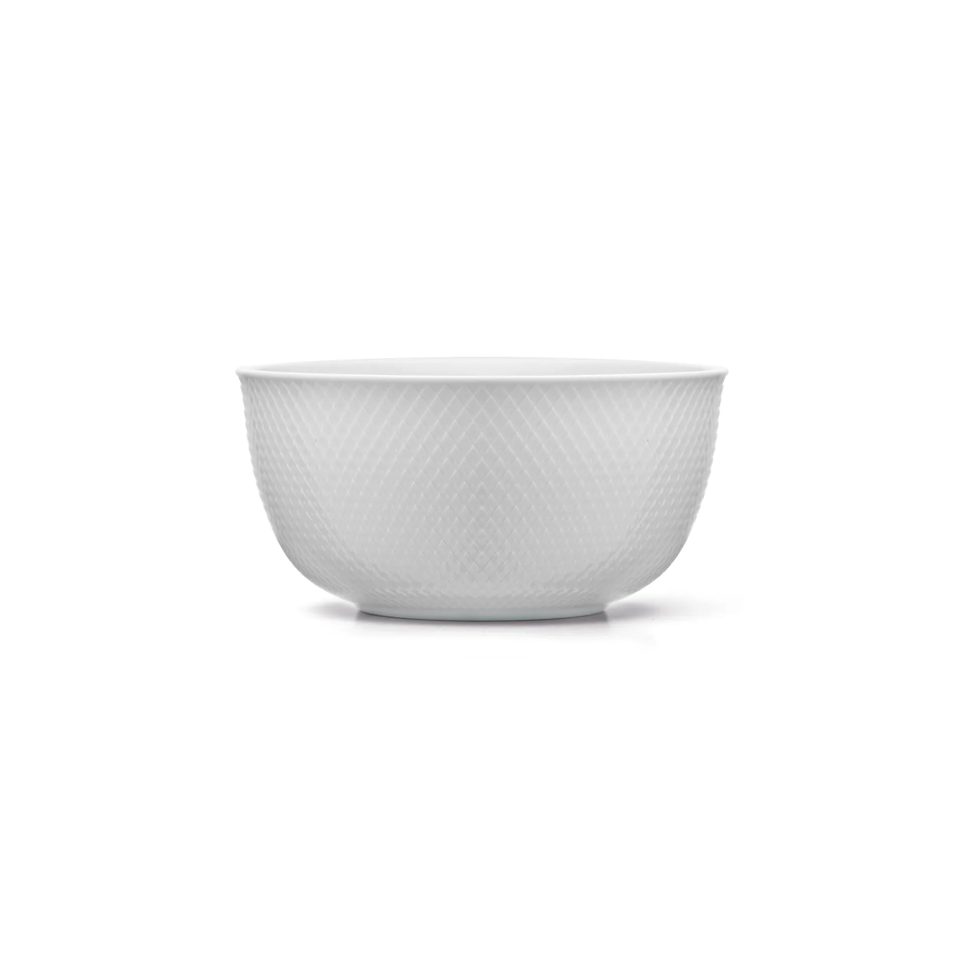 Rhombe サービングボウル Ø17.5 cm, white Lyngby Porcelæn | リュンビューポーセリン