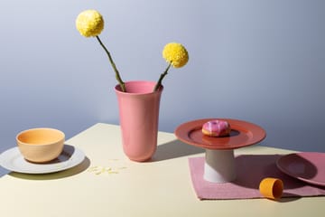 Rhombe 花瓶 20 cm - Pink - Lyngby Porcelæn | リュンビューポーセリン