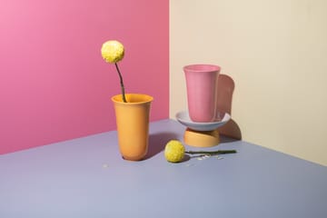 Rhombe 花瓶 20 cm - Yellow - Lyngby Porcelæn | リュンビューポーセリン