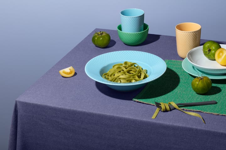 Rhombe プレート Ø21 cm, Aqua Lyngby Porcelæn | リュンビューポーセリン