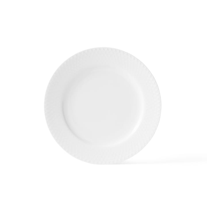 Rhombe プレート ホワイト - Ø 21 cm - Lyngby Porcelæn | リュンビューポーセリン