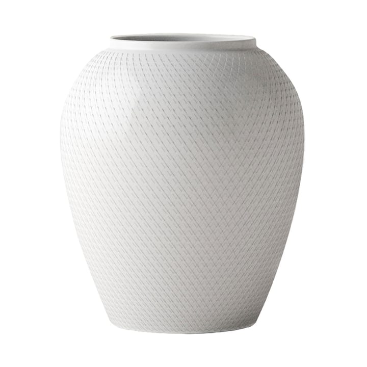 Rhombe 花瓶 Ø21.5 cm - White - Lyngby Porcelæn | リュンビューポーセリン