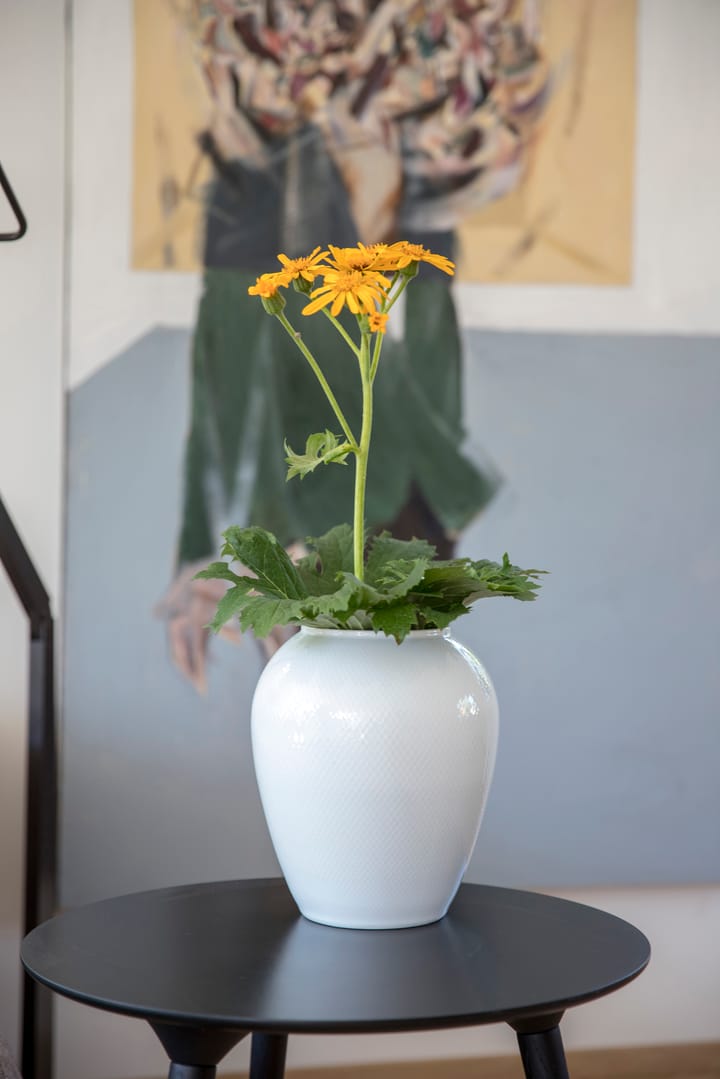Rhombe 花瓶 Ø21.5 cm, White Lyngby Porcelæn | リュンビューポーセリン