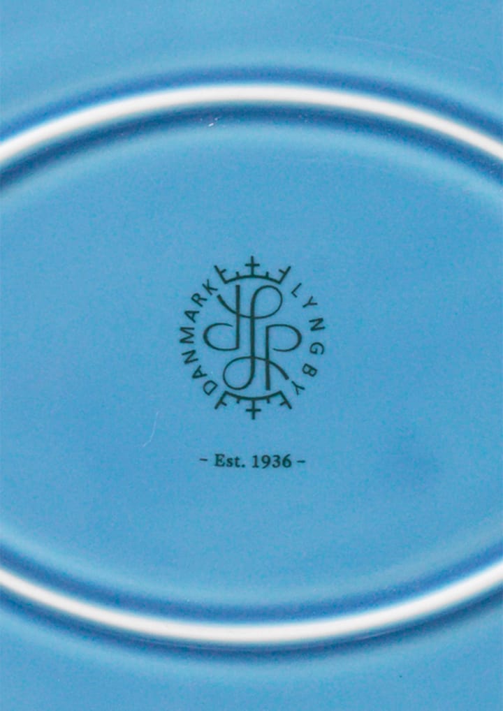 Rhombe オーバル サービングプレート 21.5x28.5 cm, Blue Lyngby Porcelæn | リュンビューポーセリン