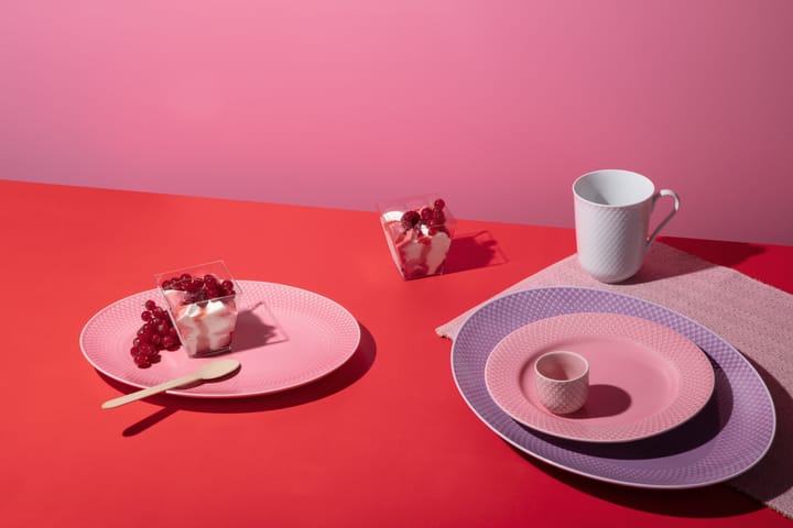 Rhombe オーバル �サービングプレート 21.5x28.5 cm, Pink Lyngby Porcelæn | リュンビューポーセリン