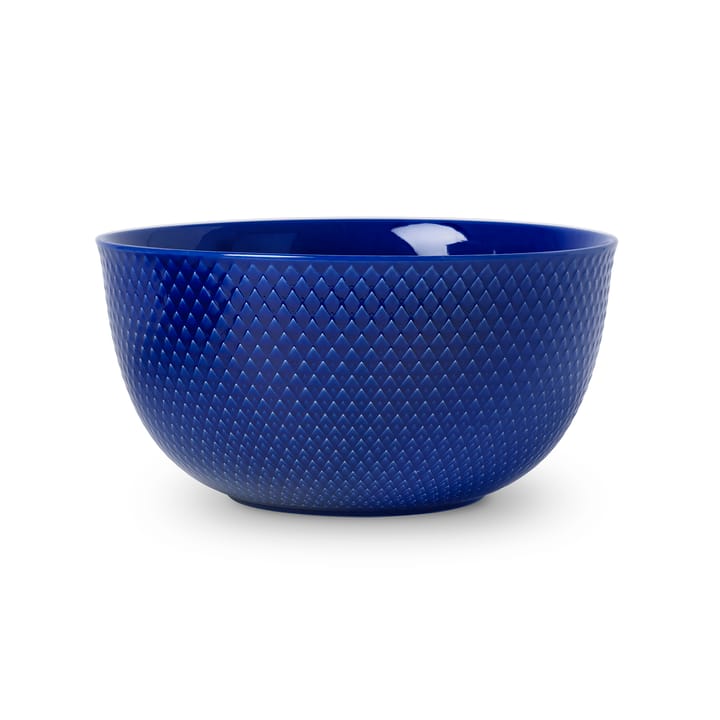 Rhombe サービングボウル Ø22 cm - dark blue - Lyngby Porcelæn | リュンビューポーセリン