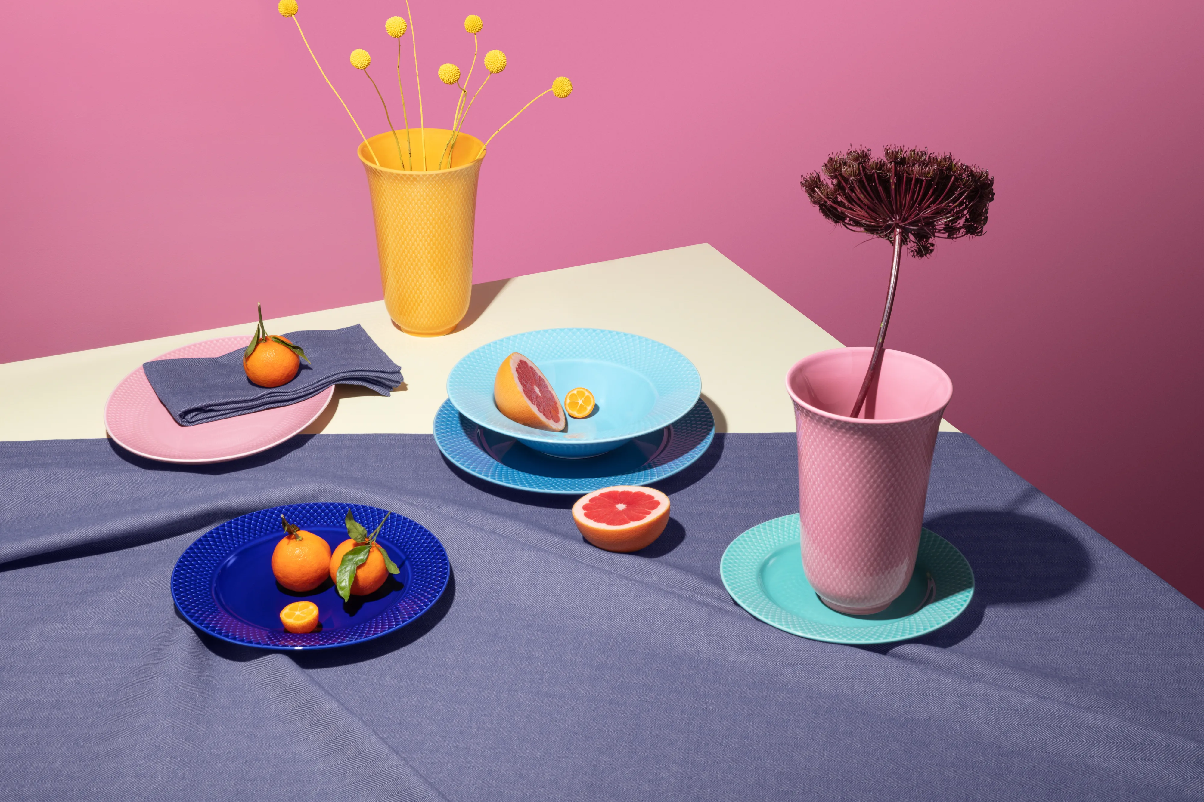 Lyngby Porcelæn | リュンビューポーセリン からのRhombe プレート Ø27