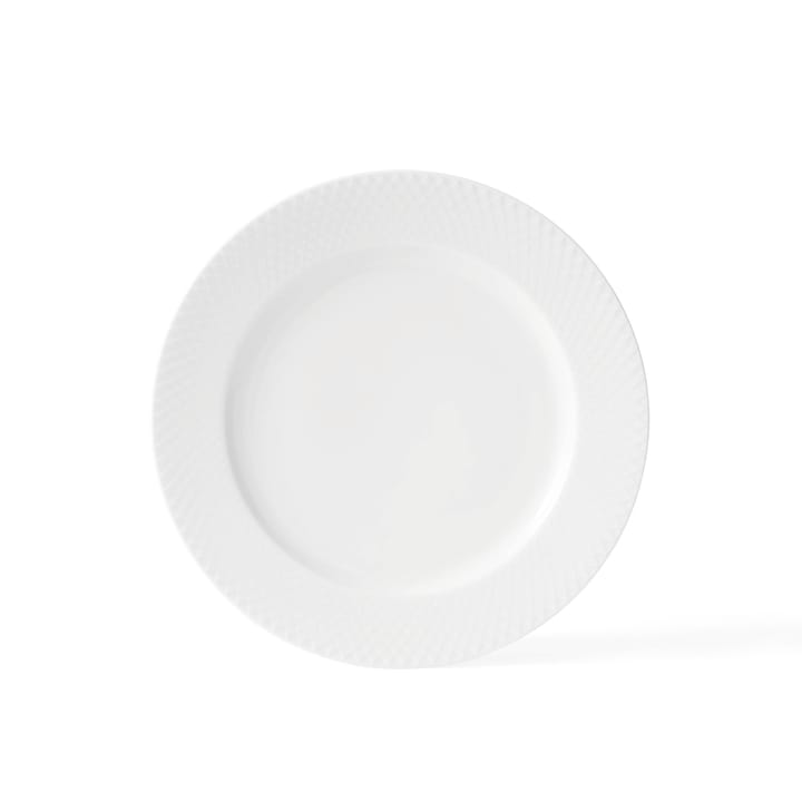 Rhombe プレート ホワイト - Ø 27 cm - Lyngby Porcelæn | リュンビューポーセリン