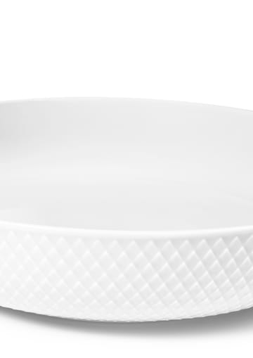 Rhombe サービングボウル Ø28 cm - White - Lyngby Porcelæn | リュンビューポーセリン